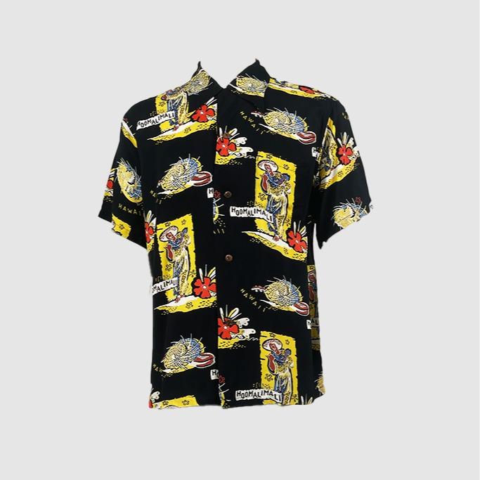 Pre-Owned Men HILO HATTIE All-Over Print Rayon Aloha Shirt – XSML ft. KLD Curated