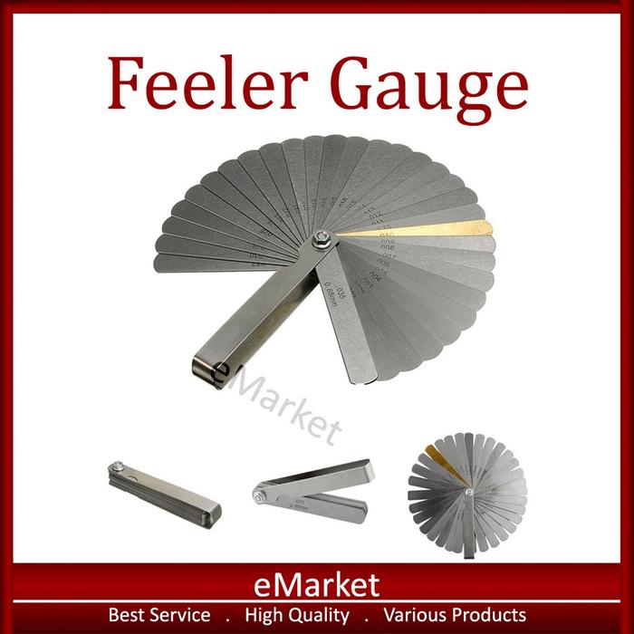 Feeler Gauge / Thickness / Pengukur Setelan Klep / Fuller / Alat Ukur Celah