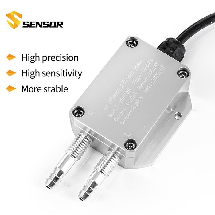 Wind Pressure Sensor Differential4-20ma Differential Pressure