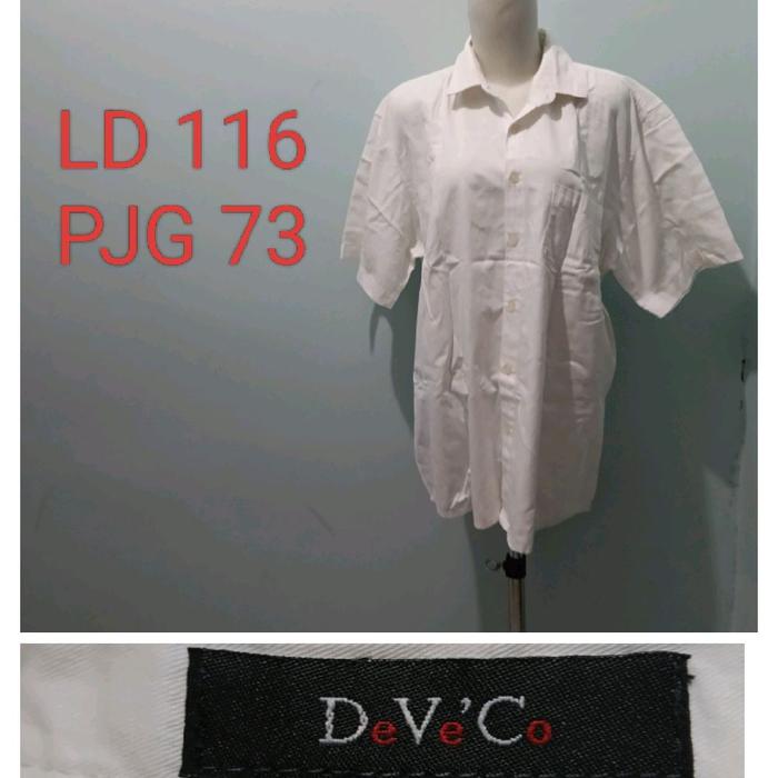 KEMEJA COWOK DVC PUTIH 116