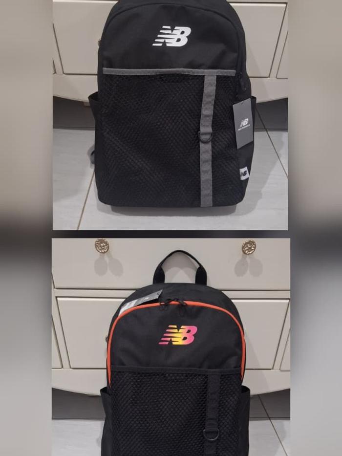 Tas Ransel New Balance - New Mesh Pocket Backpack Original 100% Black