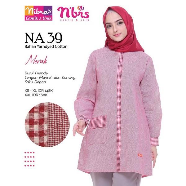 Atasan Wanita Muslimah Terbaru Nibras NA 39 Bisa COD
