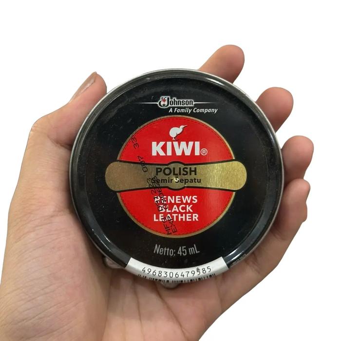 KIWI SEMIR SEPATU WARNA HITAM COKLAT