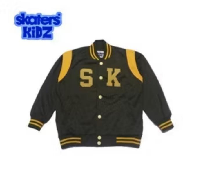 Jaket Varsity Kids Skaters 001 Olive