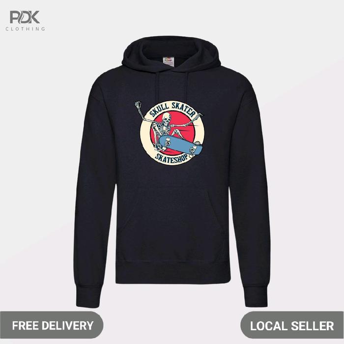 Hoodie Sweater Skull Skateboard