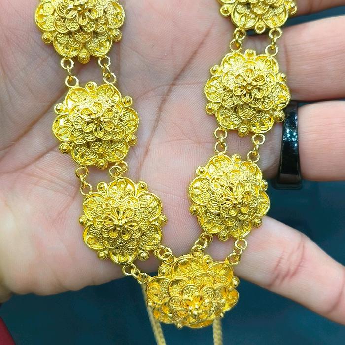kalung lapis emas khas nangroe aceh berkualitas asli mirip emas murni