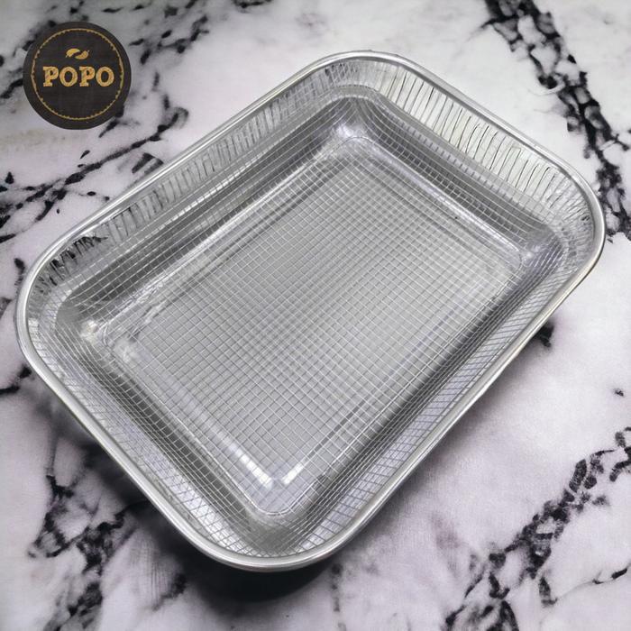 Keranjang Tinggi Stainless Peniris Sayur Minyak Gorengan Tempura