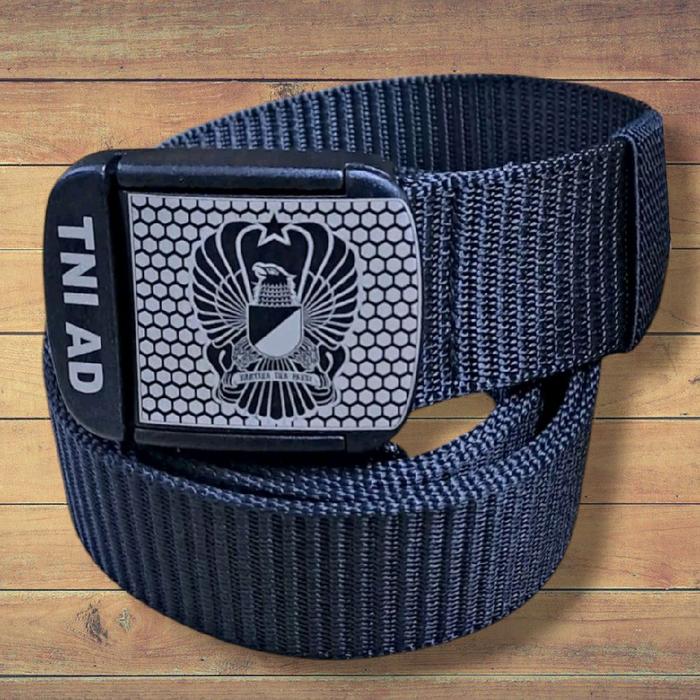 Sabuk Gesper Tactical TNI AD warna Hitam