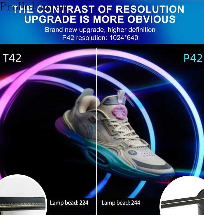 3D Hologram Fan Projector Wifi Advertising Display Projector Remote