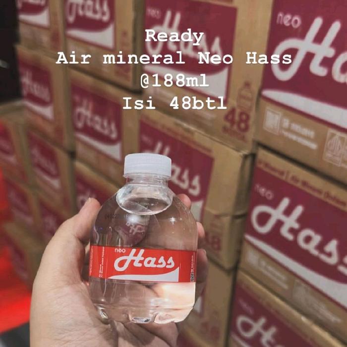 Hass Air mineral Neo Hass Air mineral 1 Dus 48 pcs x 188ml
