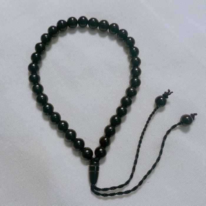 gelang kokka, gelang tasbih. gelang merica hitam bisa dipakai cowok cewek. gelang kokka hitam
