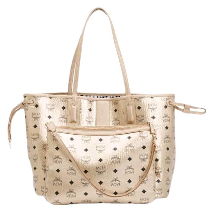 Mcmmcm tote gold renera shop