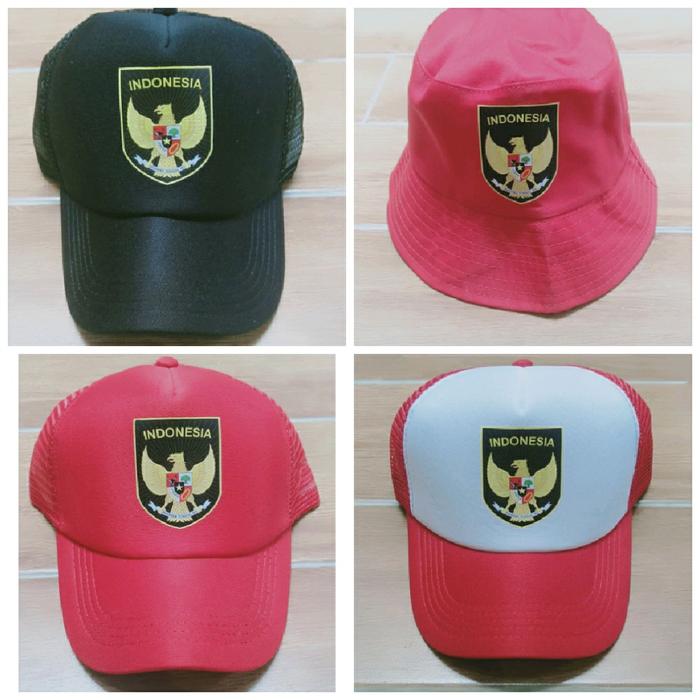 Topi Timnas Indonesia Topi sepakbola Indonesia Topi Agustusan 79 topi garuda Indonesia Topi kemerdek