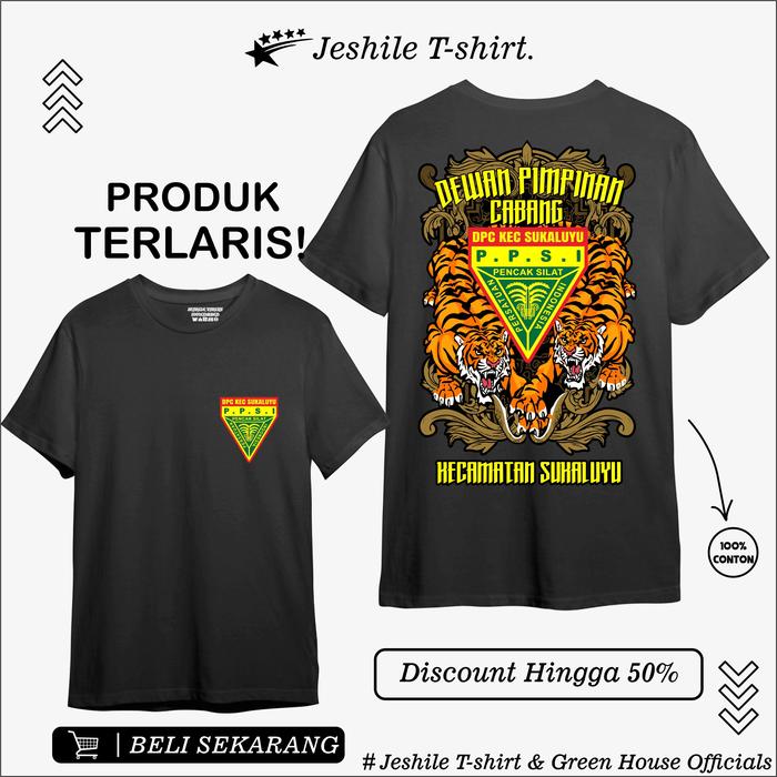 KaoS PERSATUAN PECAK SILAT INDONESIA (PPSI) BISA REQUEST CABANG LOGO ANDA Limited Edition Premium H