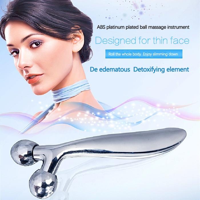 Metal Beauty Massage Stick Roller Beauty Stick Roller V-face Beauty