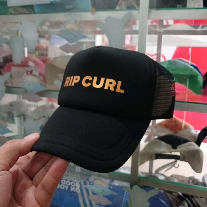Rip Curl Topi Ripcurl Original100% - Hitam