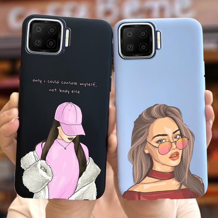 For Oppo A73 Case OppoA73 Pretty Girls Soft Silicone Fundas Phone