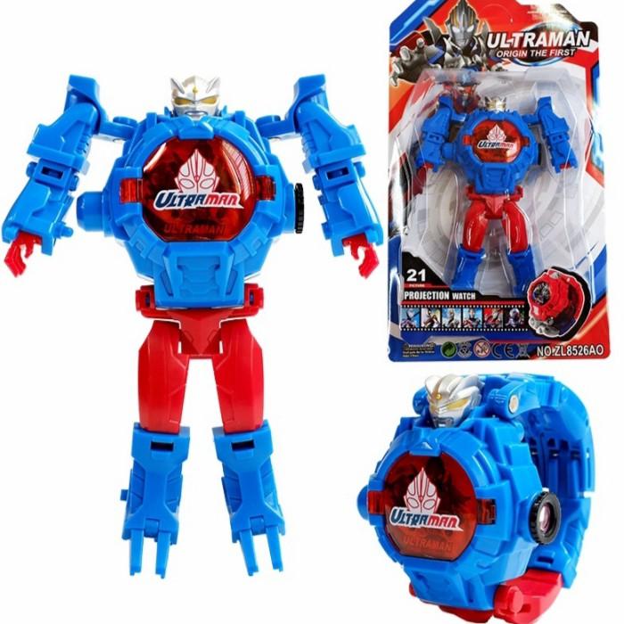 CEK LANGSUNG! JAM TANGAN ROBOT DIGITAL ANAK LAKI 2IN1 DAPAT BERUBAH JADI ROBOT