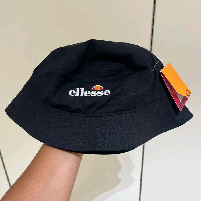 Topi Ellesse Bucket Classic Black Original Brand New