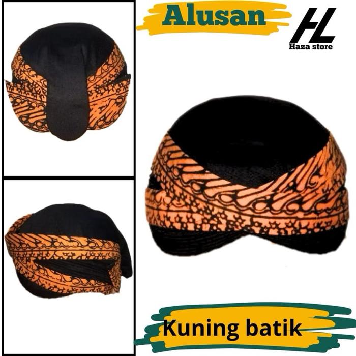 Blangkon solo  perbawan alusan bisa dicuci dan lipat