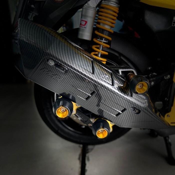 Tutup Cover Knalpot Nmax 2020 / 2021 Nmax 2019 Old Carbon MHR