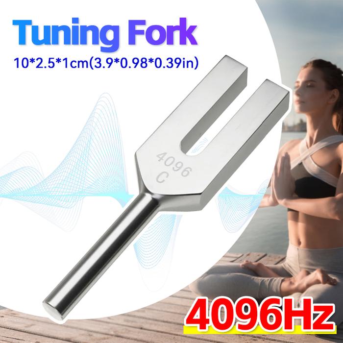 High-frequency Energy Tuning Fork Crystal 4096HZ Medical Aluminum Alloy Healing Sound Vibration Phys