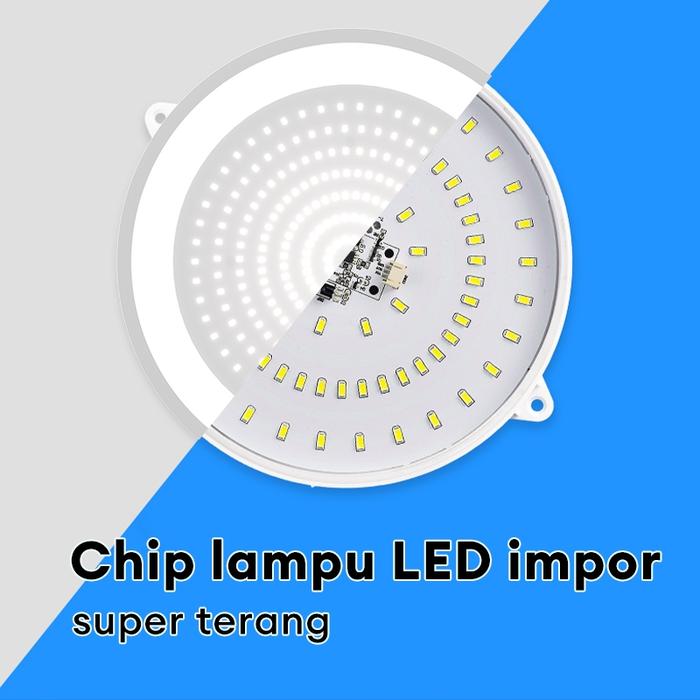 【Garansi 10 tahun】Lampu Tenaga Surya plafon rumah Lampu Langit-langit LED lampu taman surya Ready St