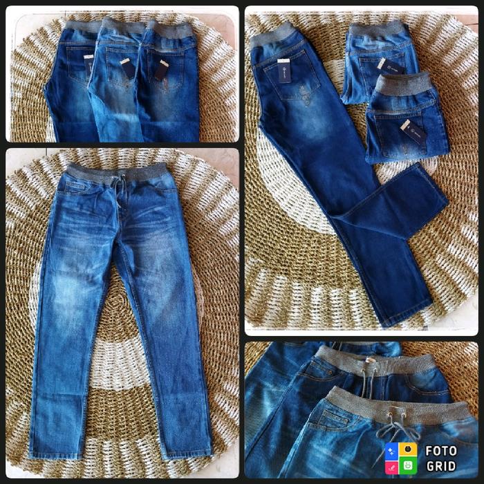 Celana Jeans Pria Dewasa Nevada - Ukuran M-XXL - Cowok