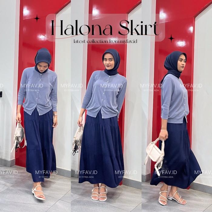 MYFAV.ID || HALONA SKIRT - ROK SUSUN - ROK RAYON - ROK TUTU