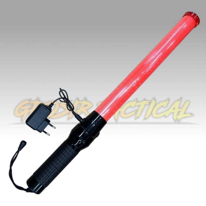 [LALIN GEMUK PANJANG MERAH-CAS 802] Senter Lalulintas/Lampu Lalulintas Polisi dan Security/Lamp Lali