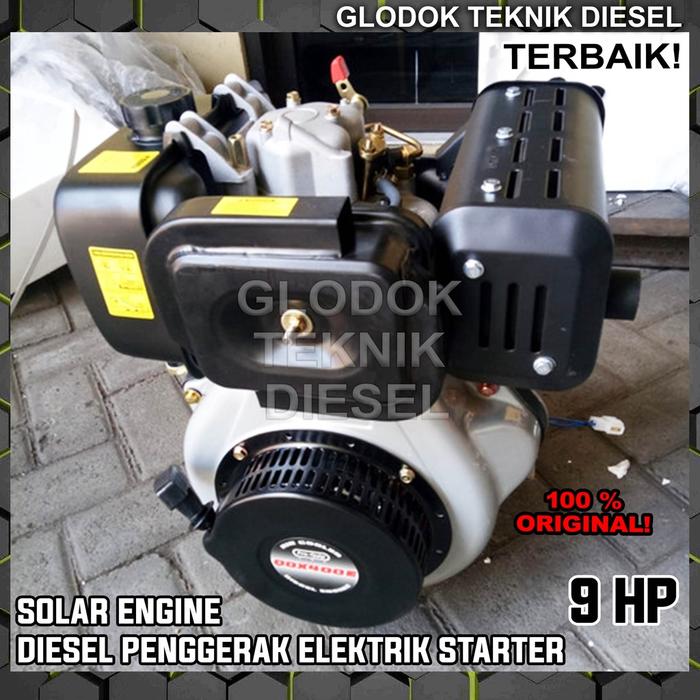 Proquip Mesin Diesel Penggerak QDX 400 E 9 HP PK Starter Solar QDX400E ORIGINAL TERBAIK