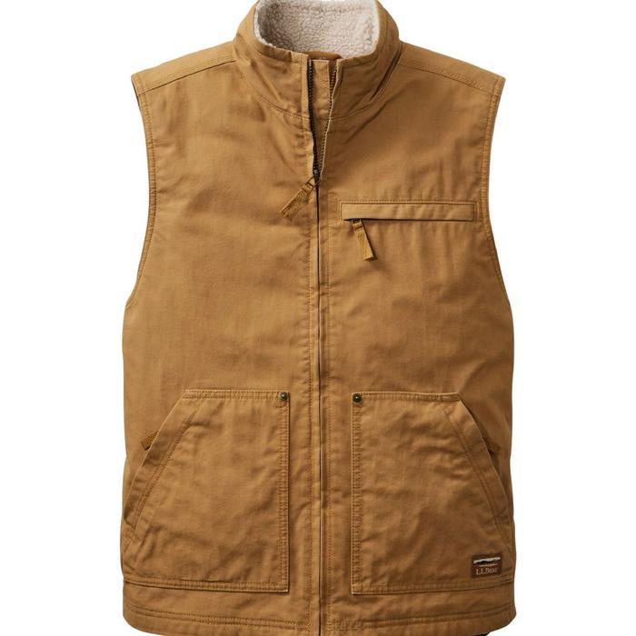 Vest Cotton Canvas LL Bean Utility Vest original untuk cowok