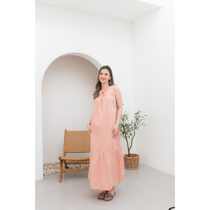 RILLEY-Overall Cassia Jumpsuit Wanita Baju Muslim Bahan Katun Lembut