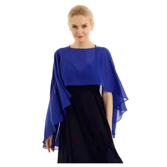 Bolero Chiffon Duty II Cape Chiffon II Bolero sifon Pesta II Luaran Baju II Outer Sifon Cardigan Wan