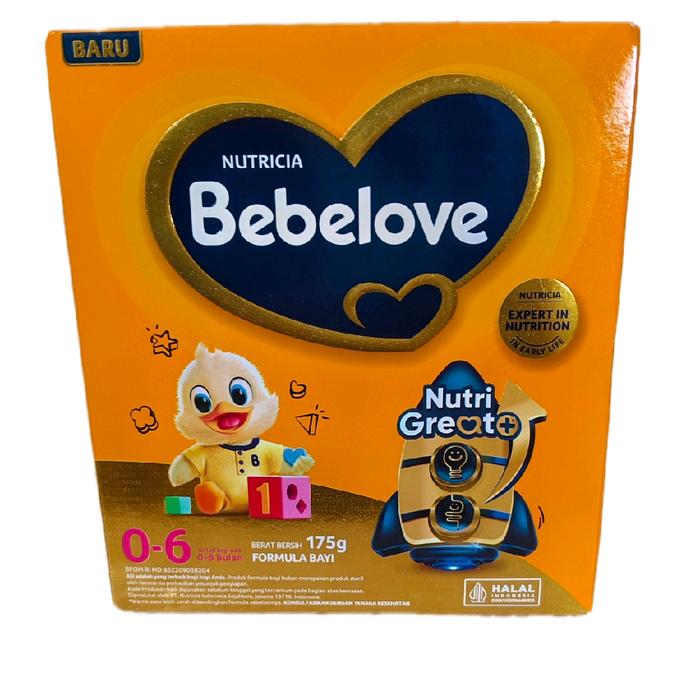 Nutricia Bebelove Nutri Great+ Formula Bayi 0-6 Bulan 175g Halal Baby