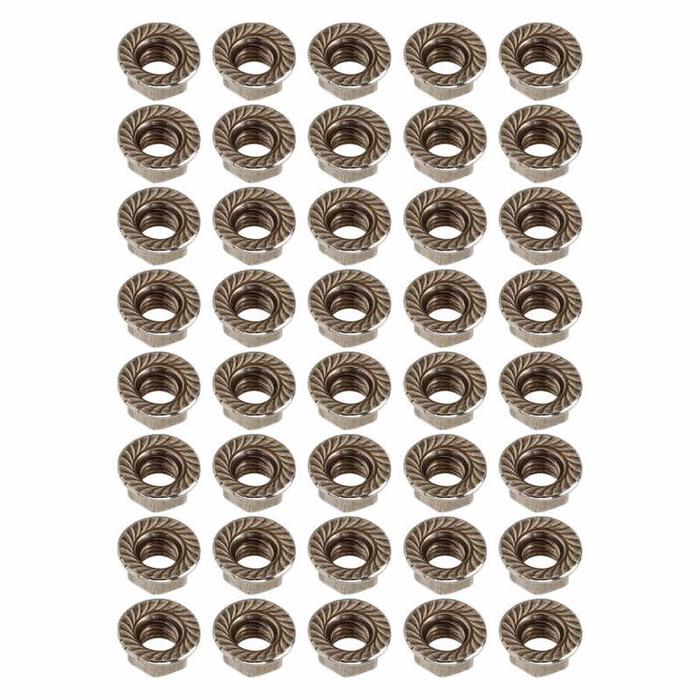 Hxagonal Flange Nuts Stainless Steel Fine Flange Nut Firmly Fixing