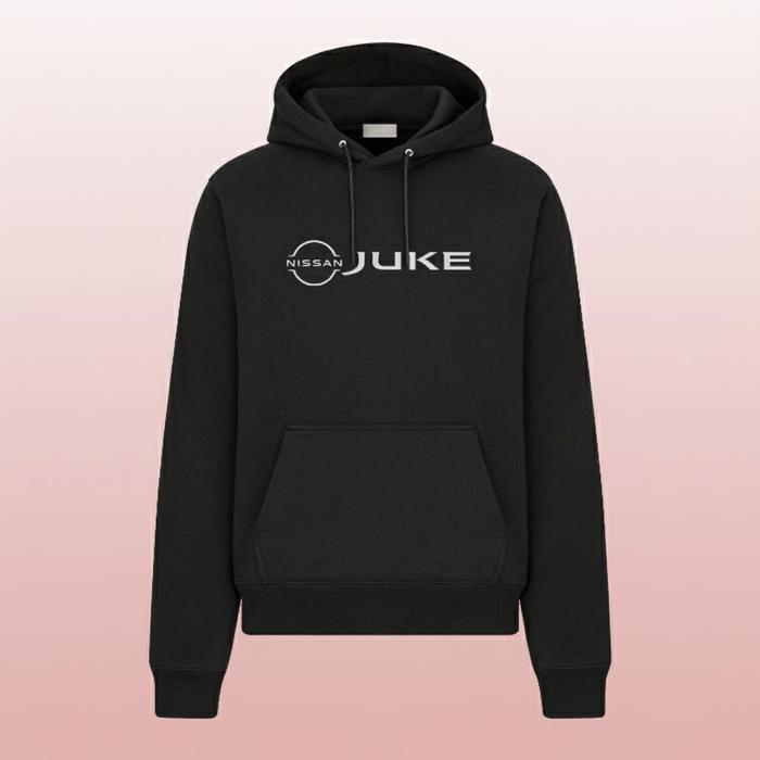Hoodie Nissan JUKE Premium Fleece Cloth Sweater Jacket Hood Black Hitam Distro