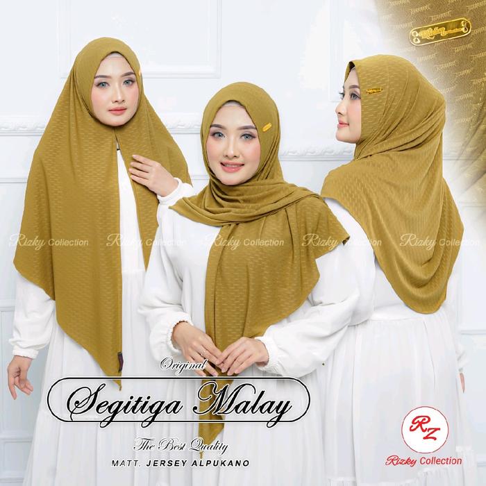 hijab segitiga malay rizky collection