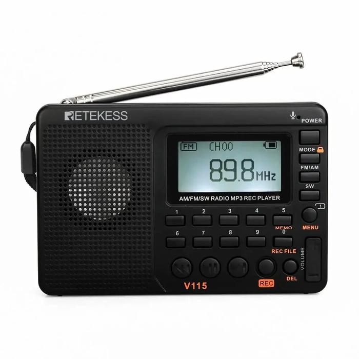 Radio FM AM SW Portable Radios AM FM Rechargeable Shortwave Radio