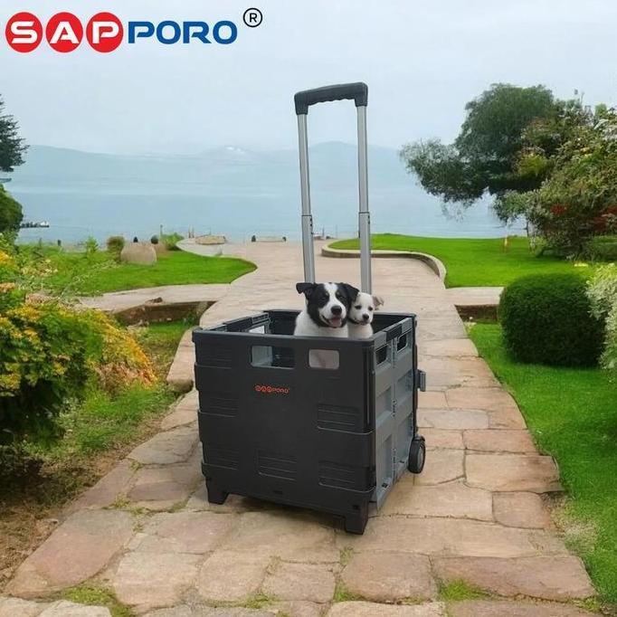 SAPPORO TROLI LIPAT ANJING & KUCING | STROLLER PET DOG & CAT