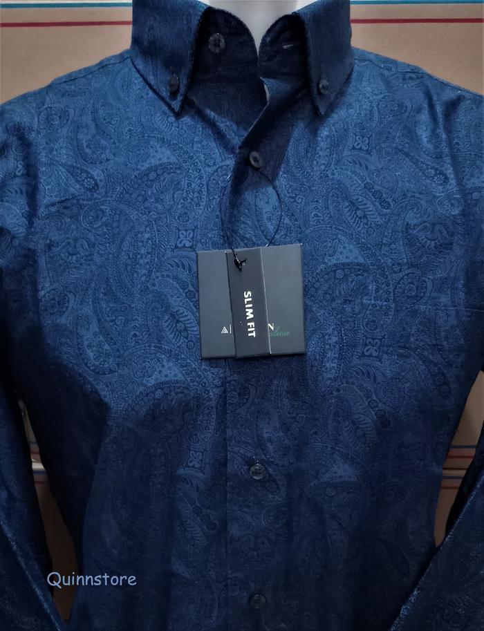 ALISAN Kemeja Semi Batik Printing Motif Gradasi
