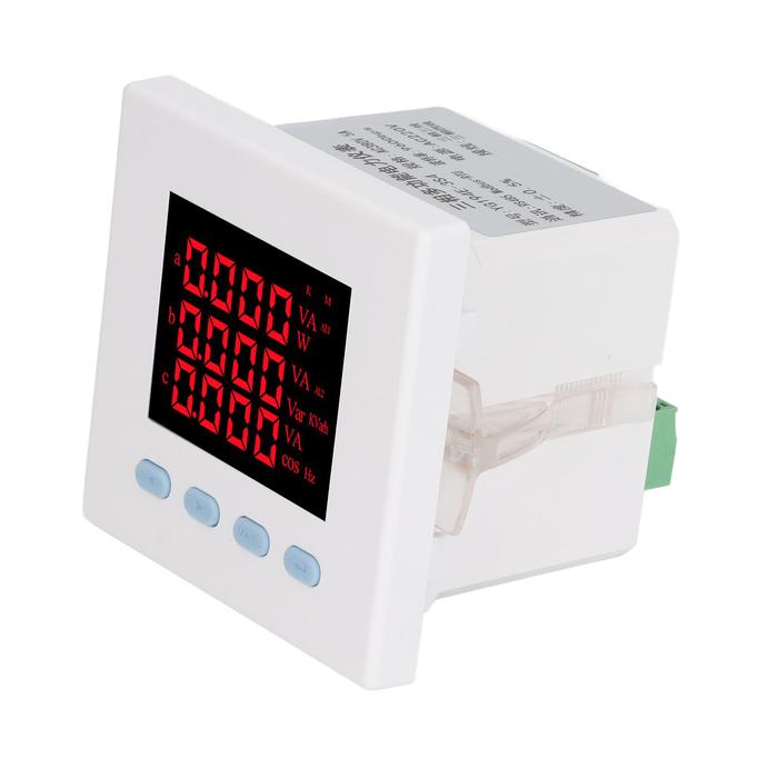 Electricity Meter AC220V 3 Phase Power Meter Multifunctional for
