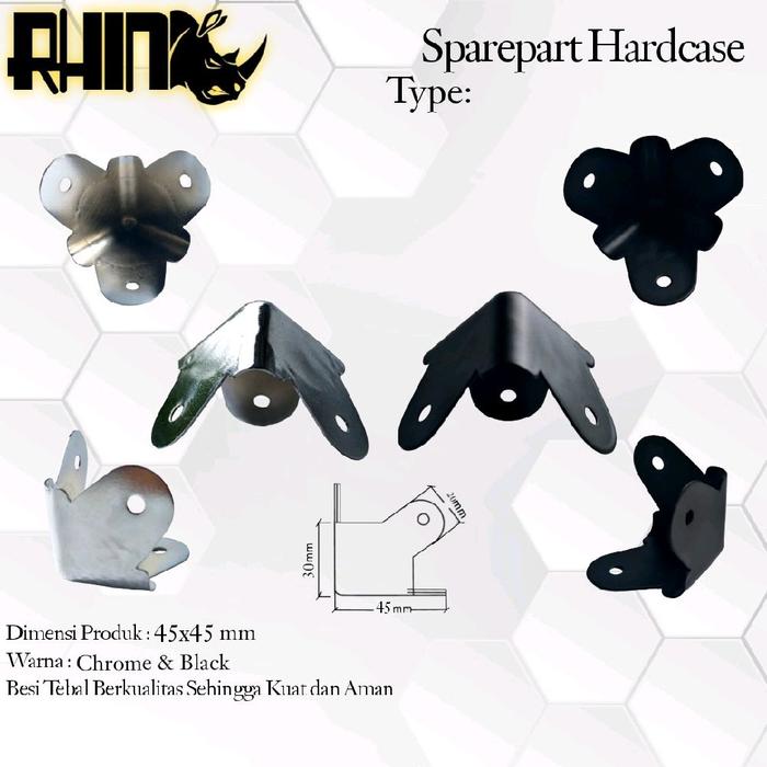 Siku Besi ACCESORIES BOX NO 5 (3 KAKI) UKURAN 30*30 POLOS (3 LUBANG BAUT)