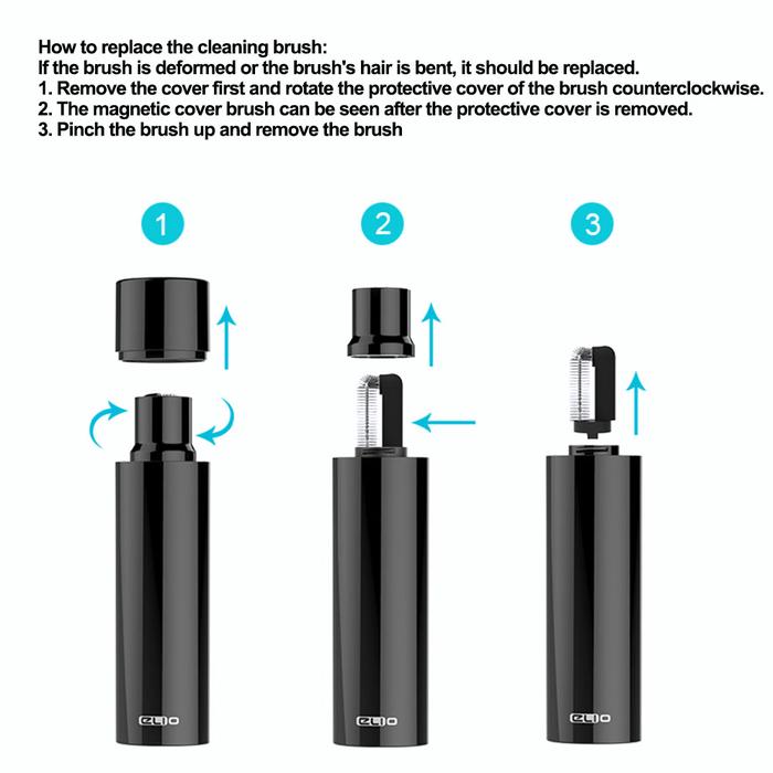 Pembersih Otomatis Elektrik untuk Alat Pembersih IQOS 3.0 Sikat