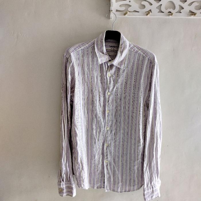 kemeja pria LINEN celio SIZE M