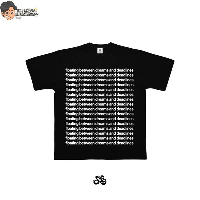 [COD]Deadline Daze Deadline Daze Boxy T Shirt Fit Oversized Cotton Combed 24s