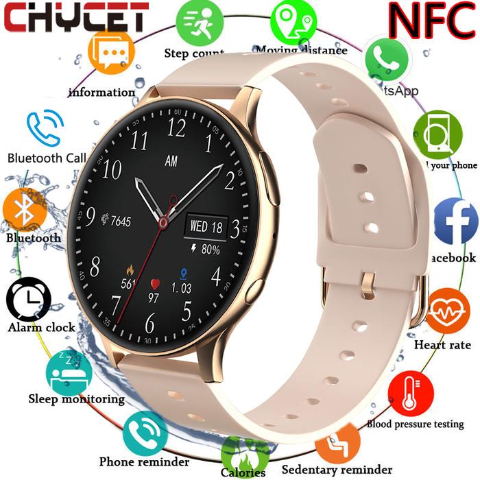 2022 NFC Jam Tangan Pintar Pria Jam Tangan Pintar Merekam Suara Jam