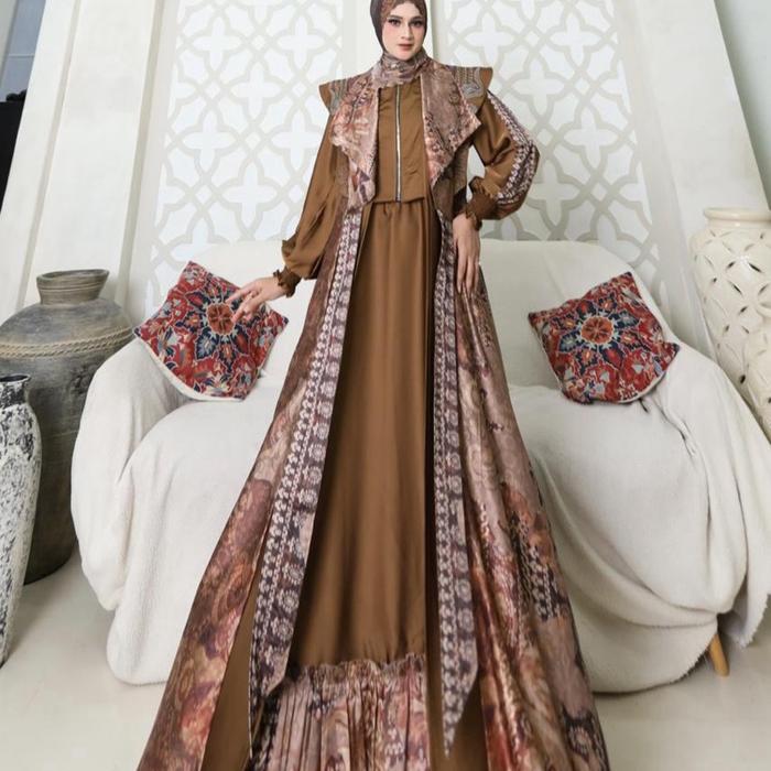 AMEERA SET SCARF BY TREVANA / GAMIS SET SCARF / GAMIS SET SYARI / GAMIS SET OUTER / DRESS MUSLIMAH