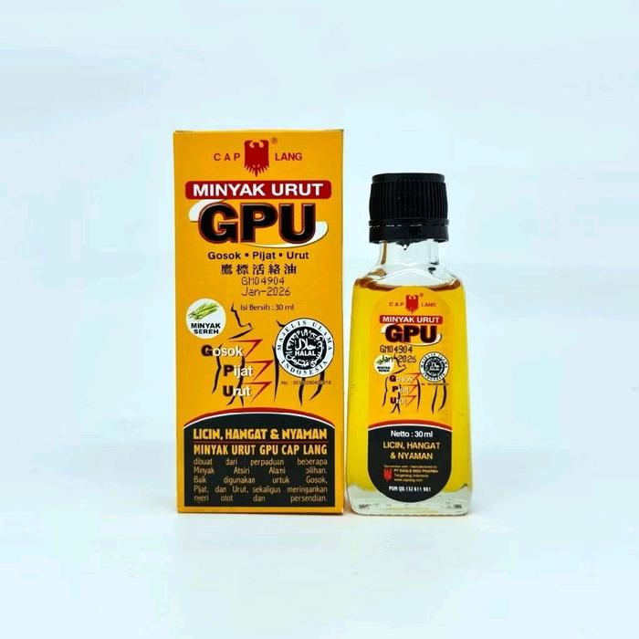 minyak urut cap lang GPU 30ml