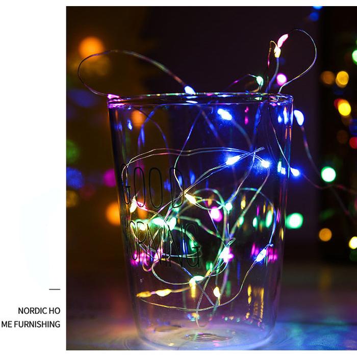 Lampu Tumblr Kawat Mini 1& 3 Meter &10 Meter Lampu Hias Dekorasi Gift Box Bucket Balon Fairy Light L